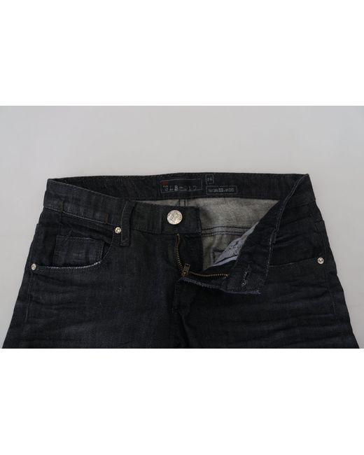 Acht Black Chic Low Waist Straight Jeans