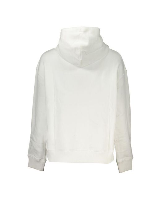 Tommy Hilfiger White Elegant Hooded Sweatshirt