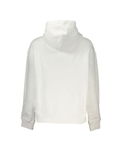 Tommy Hilfiger White Classic Hoodie Cw0Cw00357