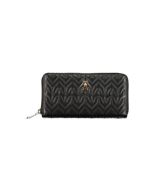 Patrizia Pepe Black Elegant Wallet With Contrasting Details