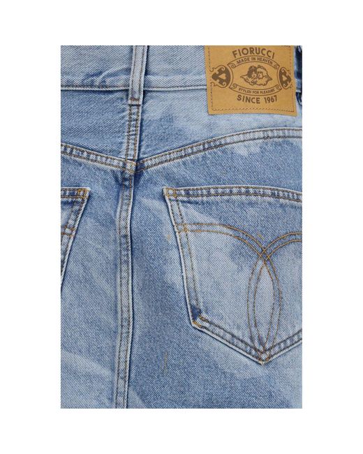 Fiorucci Blue Denim Skirt