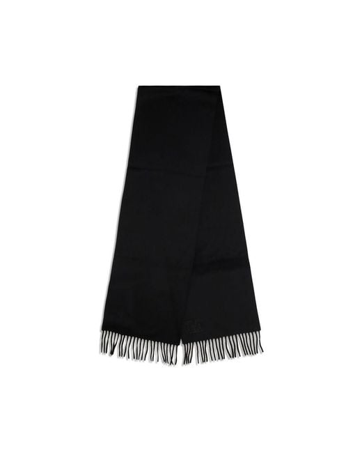 Max Mara Black Cashmere Scarf