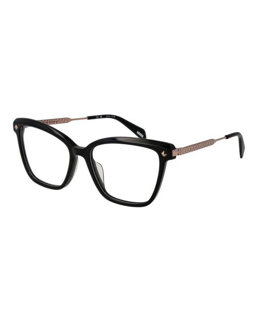 Police Black Metal Glasses (frames)