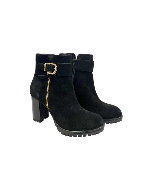 Borbonese Black Leather 's Boot