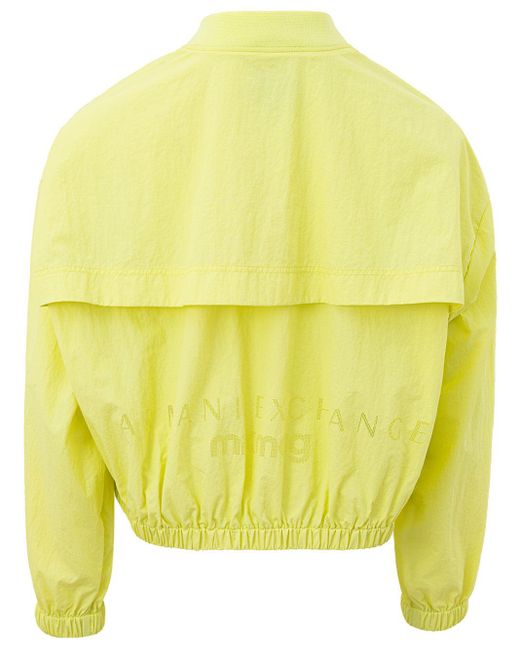 Armani Exchange Yellow Technical Jacket