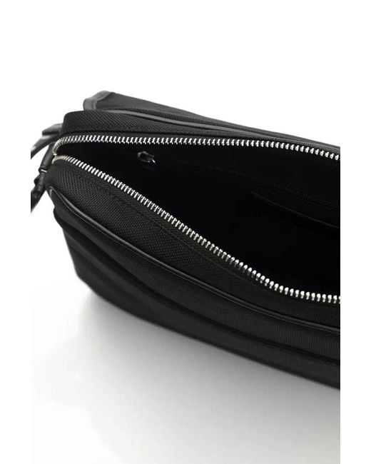 Cerruti 1881 Black Elegant Crossbody Logo Bag for men
