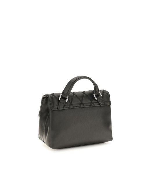 Zanellato Black Calf Leather Bos Taurus Handbag