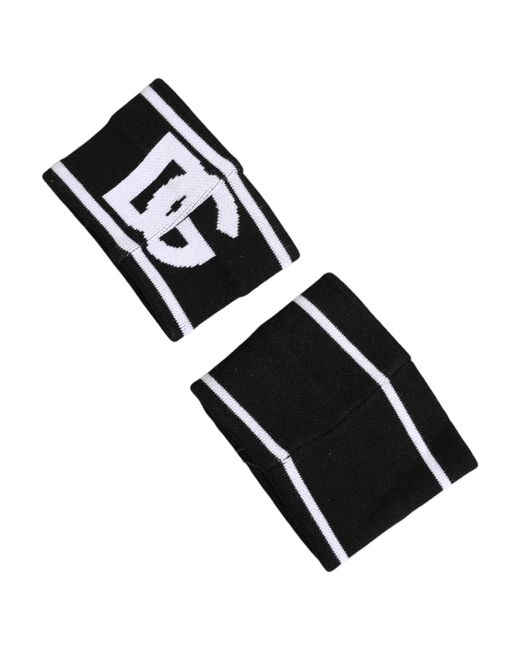 Dolce & Gabbana Metallic Dg Logo Cotton 1 Pair One Wristband for men
