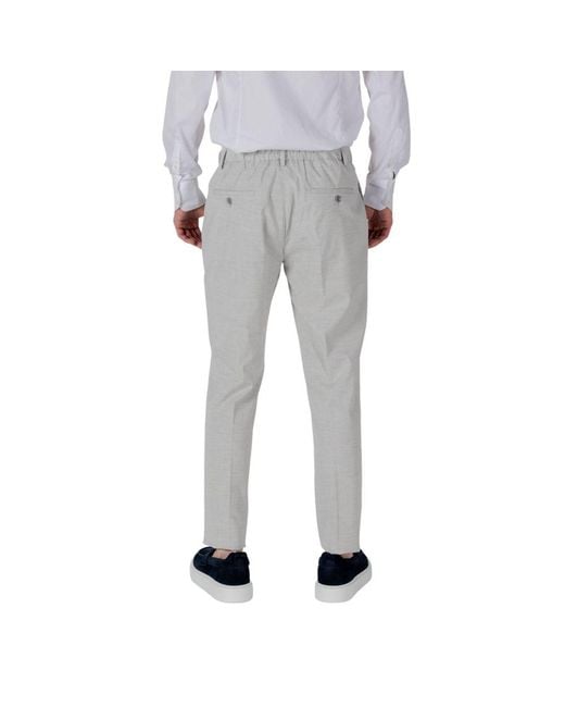 Antony Morato Gray Polyester Dress Pants for men
