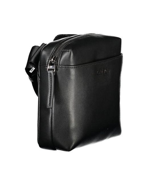 Calvin Klein Black Polyethylene Men Shoulder Bag for men