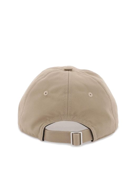 MM6 by Maison Martin Margiela Natural Baseball Cap With Numeric Embroidery for men
