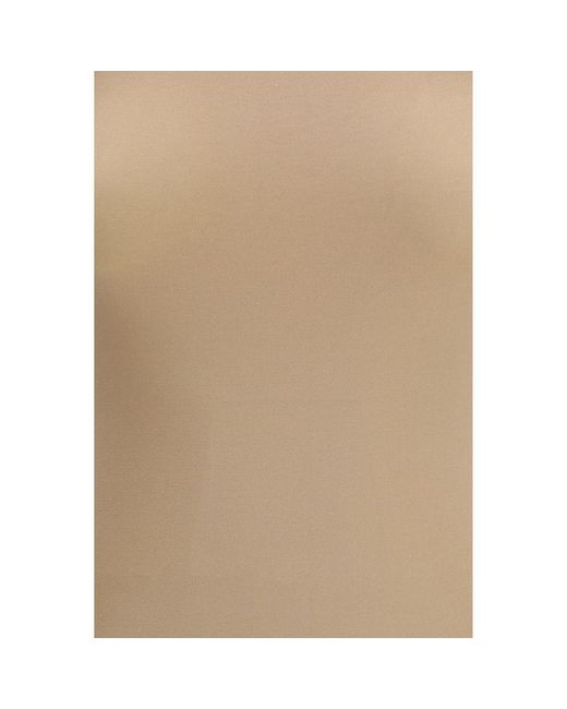 Wolford Brown Beige Cotton Bodysuit