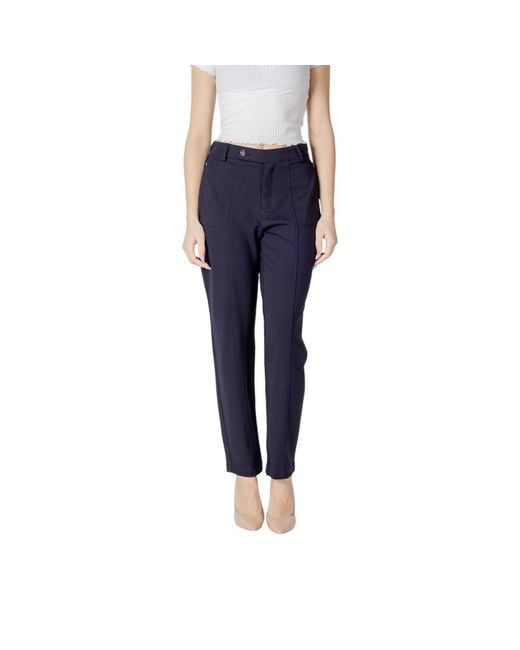 Street One Blue Viscose Jeans & Pant