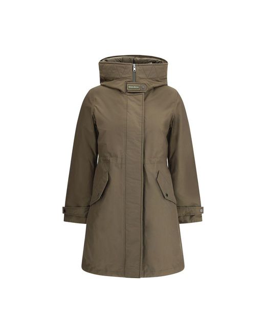 Woolrich Green Authentic 3 In 1 Parka Jacket