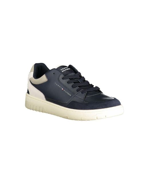 Tommy Hilfiger Blue Polyester Sneaker for men