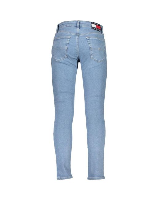 Tommy Hilfiger Light Blue Cotton Jeans & Pant for men
