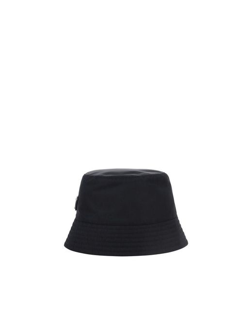 Prada Black Polyamide Bucket Hat for men
