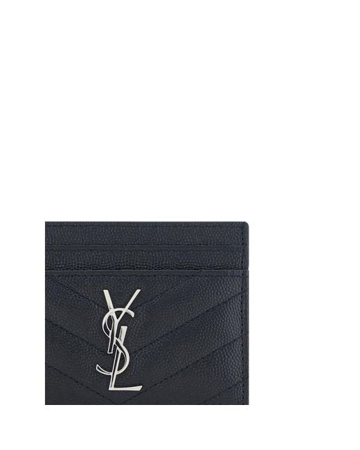 Saint Laurent Blue Card Holder
