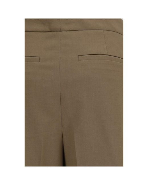 Lardini Green Brown Wool Oves Aries Casual Pants