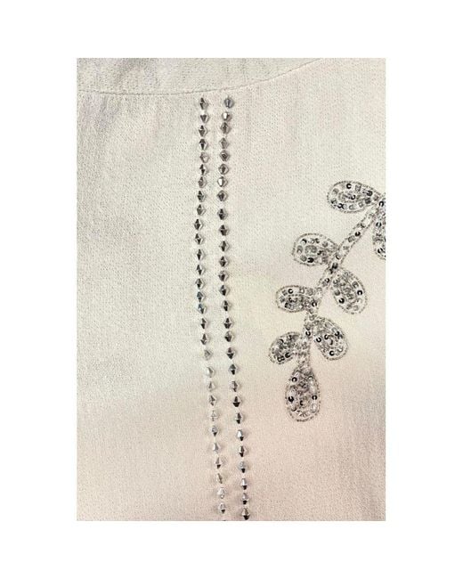 Trussardi Natural White Cotton 's Pants