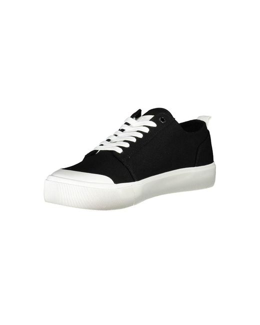 Calvin Klein Black Cotton Men Sneaker for men