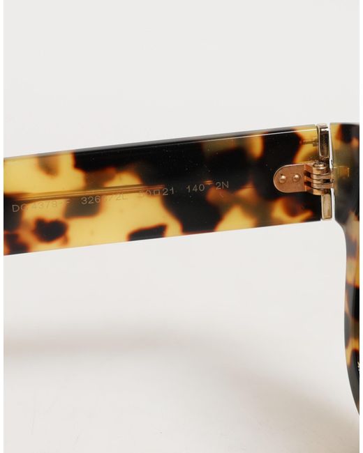 Dolce & Gabbana Natural Dg4379F Tortoiseshell Gradient Acetate Shades Sunglasses