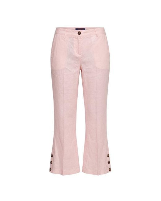 Trussardi Pink Flax Pants