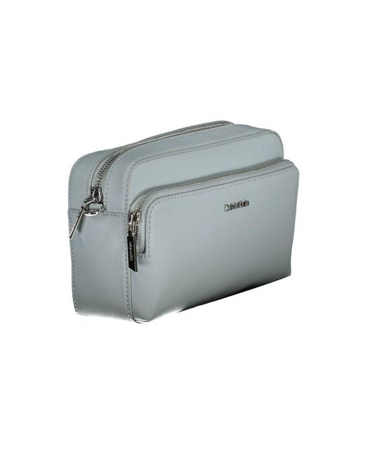 Calvin Klein Gray Polyester Handbag