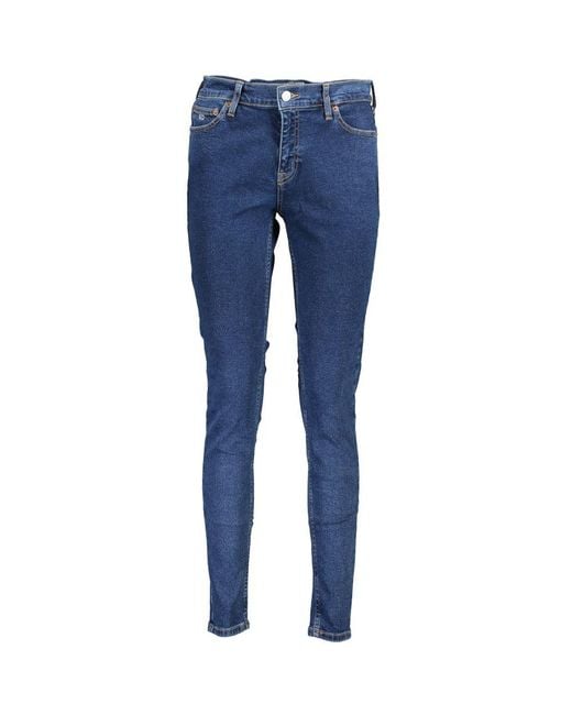 Tommy Hilfiger Blue Cotton Jeans & Pant
