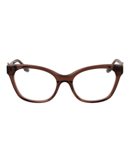 Trussardi Brown Acetate Glasses (Frames)