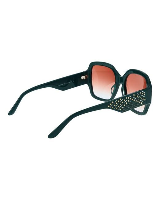 MARCIANO BY GUESS Blue Turquoise Acetate Sunglasses