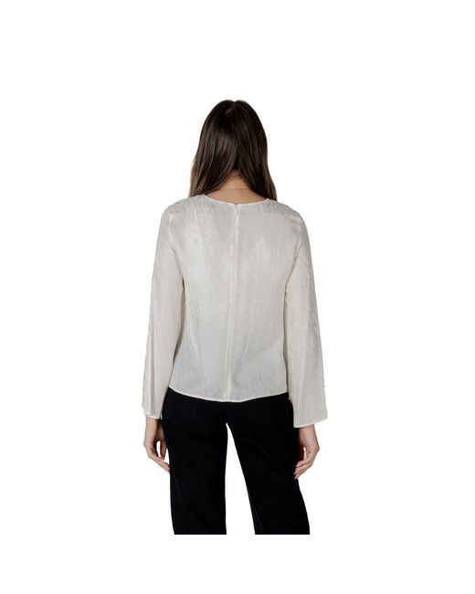 ARMANI EXCHANGE Gray Viscose Blouse