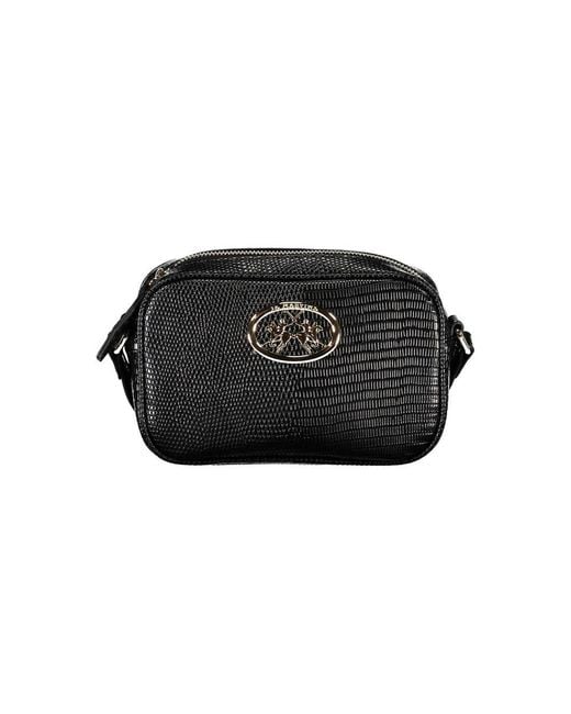La Martina Black Polyethylene Handbag