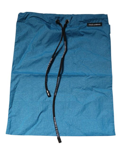 Dolce & Gabbana Blue Logo Waistband Beachwear Shorts Swimwear for men