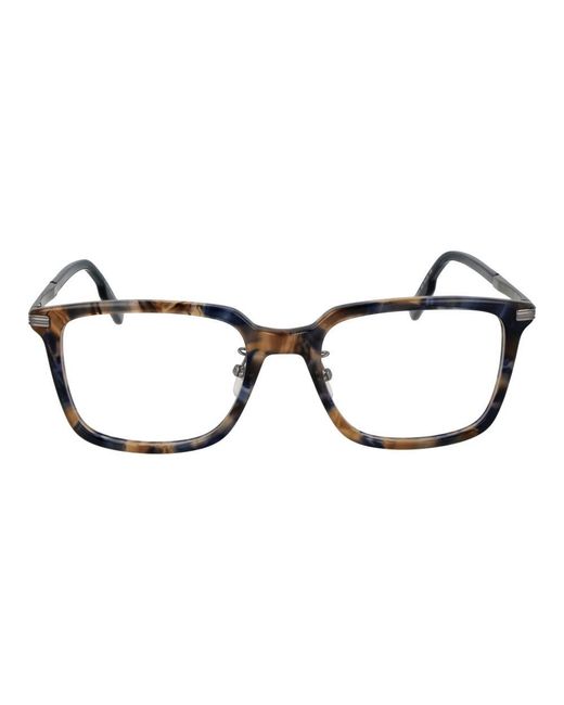 Zegna Black Multicolor Acetate Glasses (frames) for men