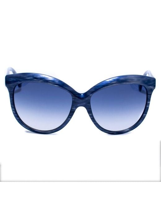 Italia Independent Blue Acetate Sunglasses