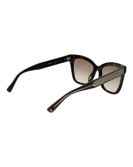Longchamp Black Acetate Sunglasses