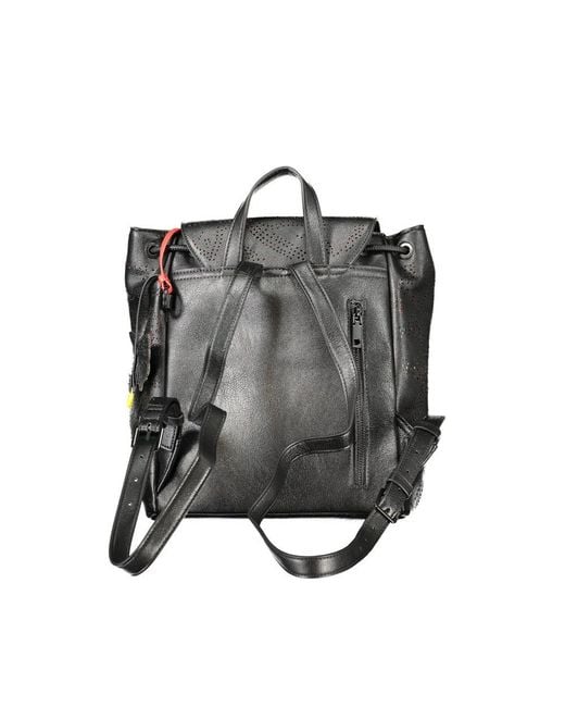 Desigual Black Polyurethane 's Mini Backpack