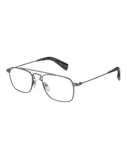 Yohji Yamamoto Brown Metal Glasses (Frames)