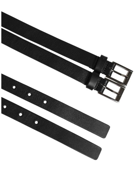 Dolce & Gabbana Black Leather Belt for men
