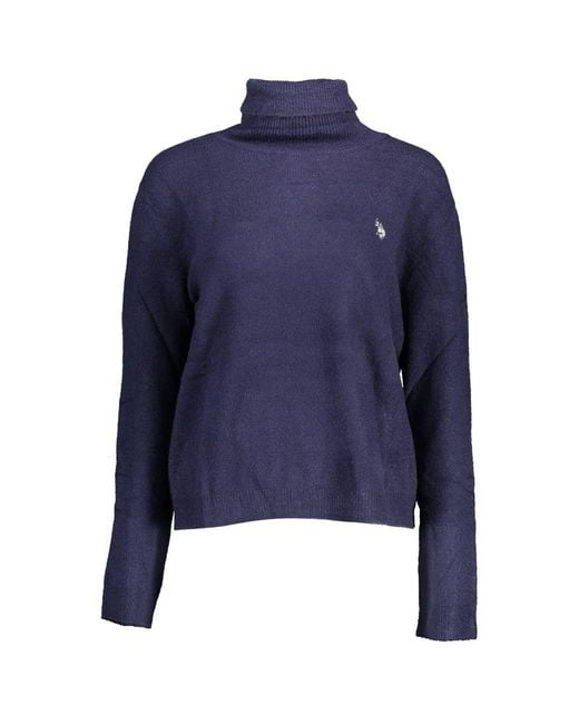 U.S. POLO ASSN. Blue U. S. Polo Assn. Nylon Sweater