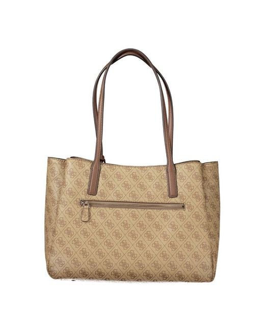 Guess Natural Beige Polyurethane 's Bag