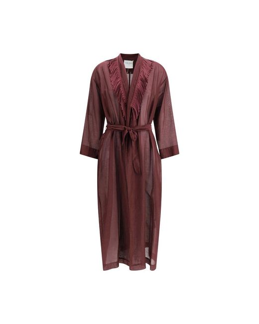 Forte Forte Red Fringed Long Dress