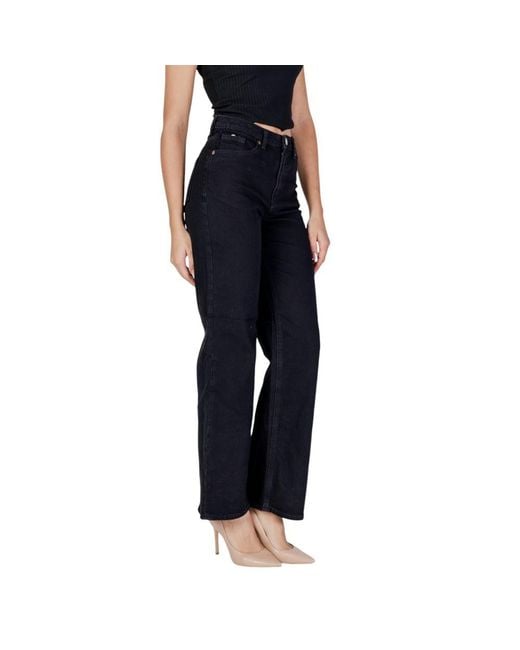 Vero Moda Blue Cotton Jeans & Pant
