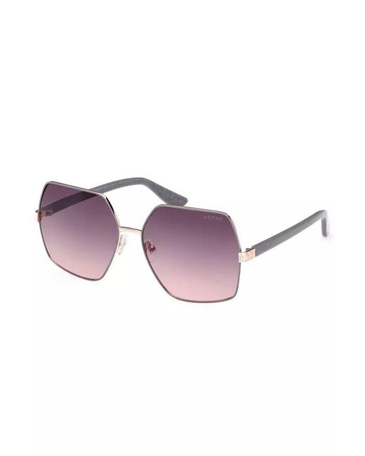 Guess Pink Metal Sunglasses