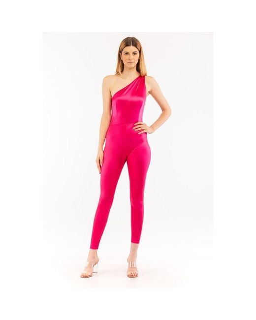 Elisabetta Franchi Pink Polyamide Jumpsuit