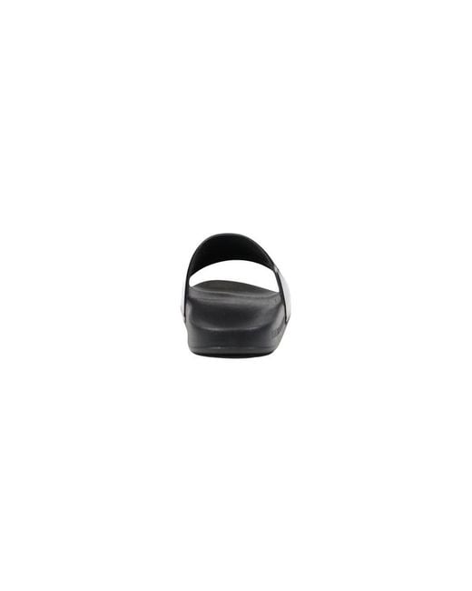EA7 Black Bicolor Pvc Slippers for men