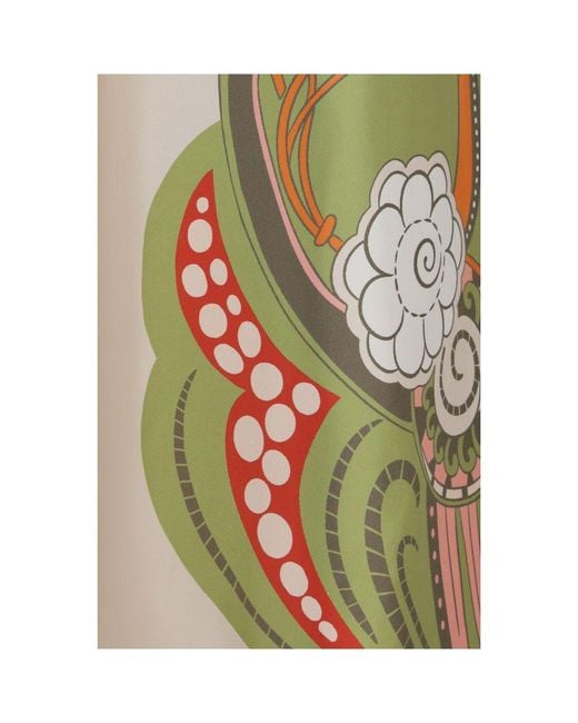 LaDoubleJ Natural Multicolor Silk Casual Pants