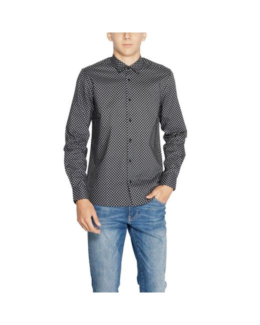 Antony Morato Gray Cotton Shirt for men