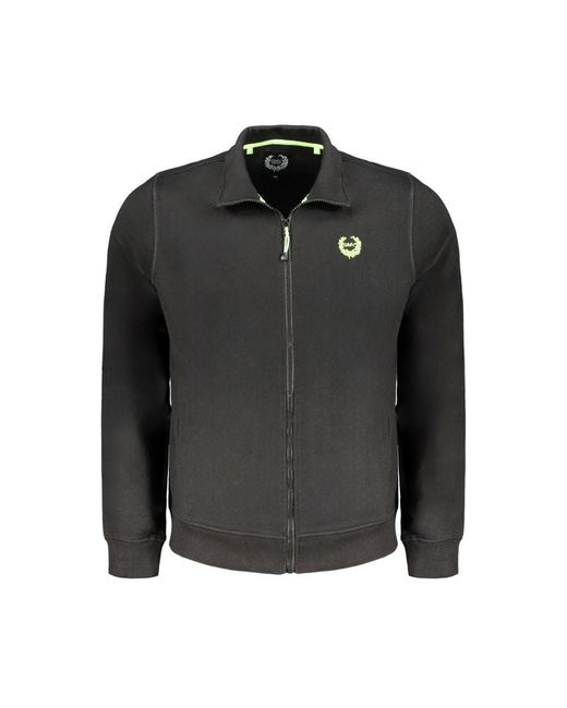 Gianmarco Venturi Black White Cotton Men Polo Shirt for men